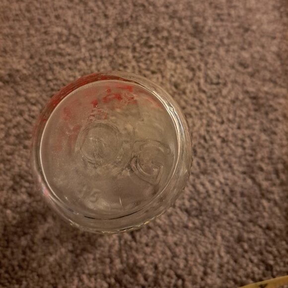 Vintage 1950's/1960's Meadow Gold Pasteurized 1/2 Pint Glass milk bottle - Picture 2 of 7